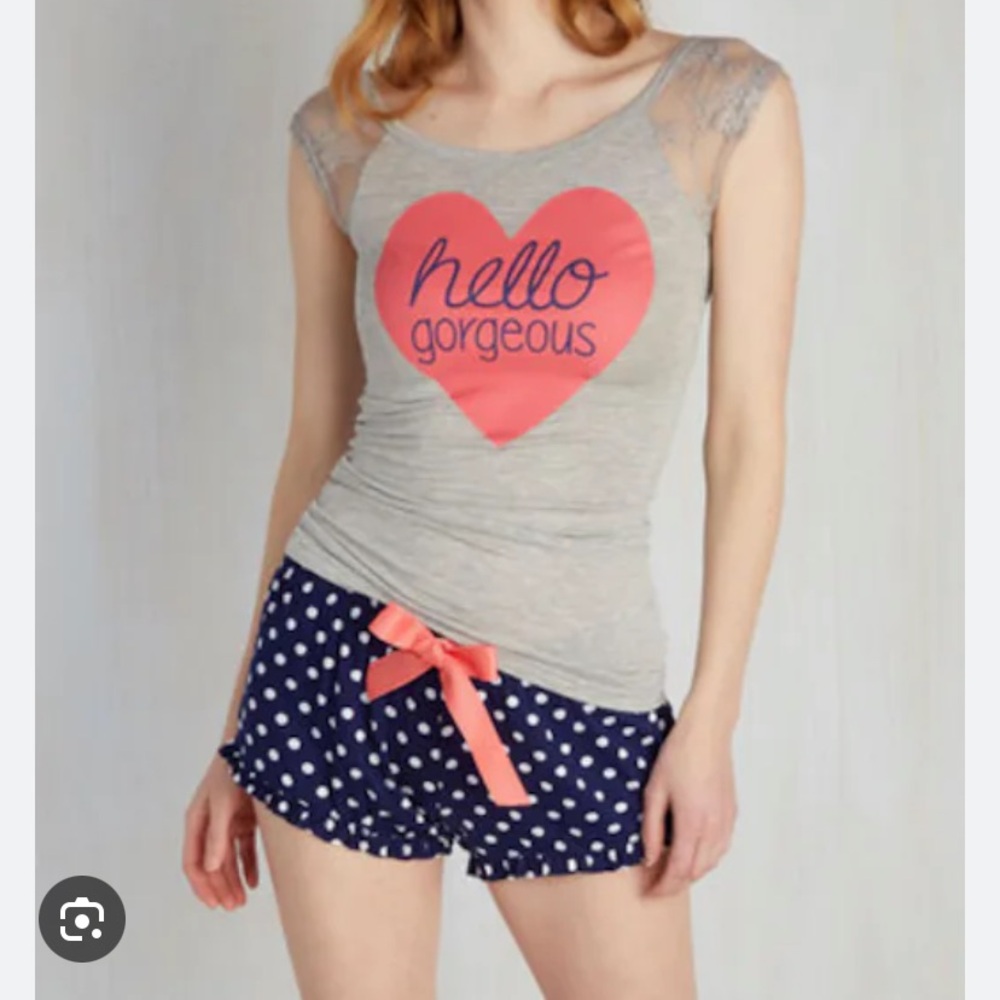 Modcloth Hello Gorgeous PJ Short Set